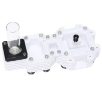 Формікарій стартовий комплект, білий з великою камерою, з прозорим з'єднувачем